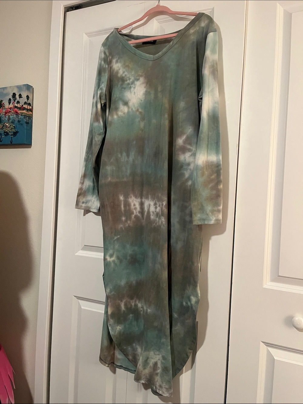 Women’s dress Green and Brown